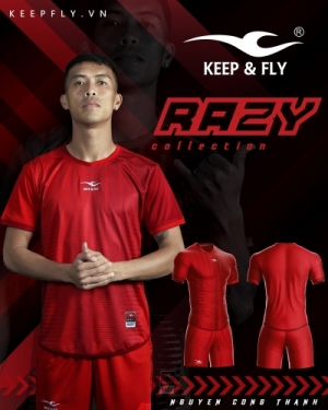 Bộ áo bóng đá Razy Đỏ