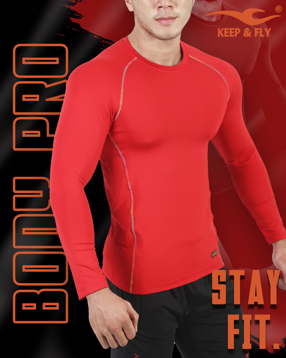 Áo Body Pro Đỏ