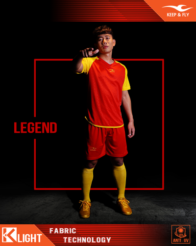 Bộ áo bóng đá Legend Đỏ
