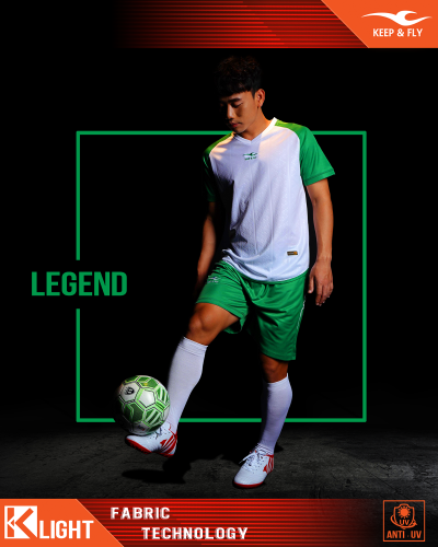 Bộ áo bóng đá Legend Xanh Lá